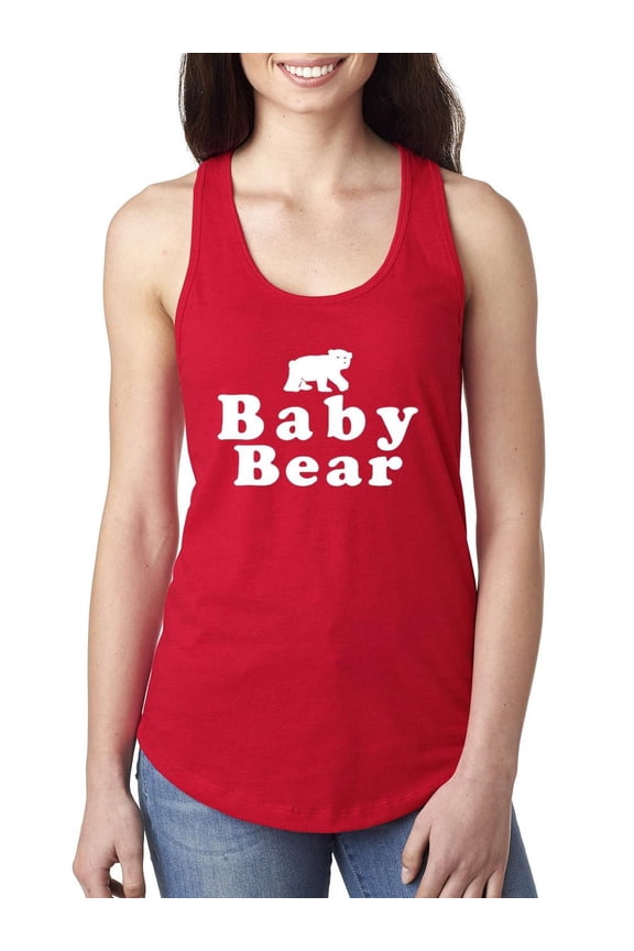 Women's Racerback Tank Top - Baby Bear