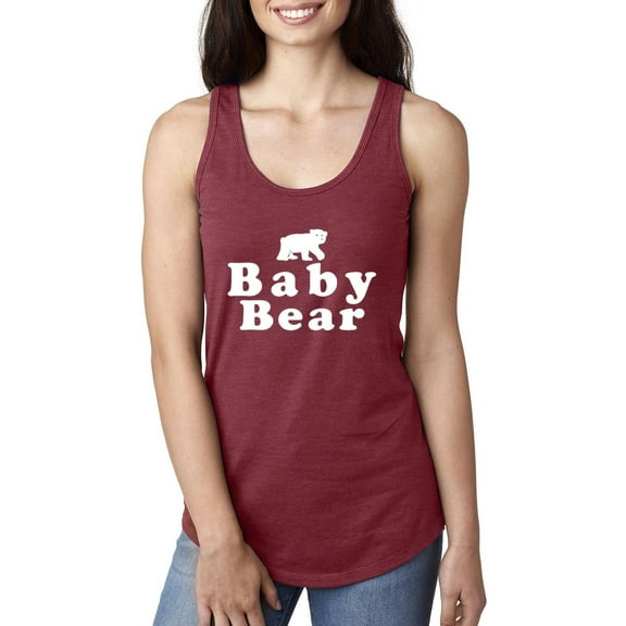 Women's Racerback Tank Top - Baby Bear