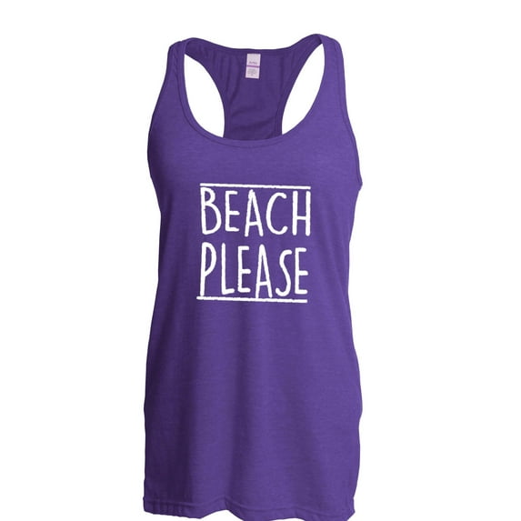 Women's Racerback Tank Top - Beach Please