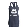thumbnail image 1 of Women's Racerback Tank Top - Birthday Gift Queens Are Born in September, 1 of 5