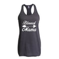 thumbnail image 1 of Women's Racerback Tank Top - Blessed Mama, 1 of 5