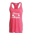 thumbnail image 1 of Women's Racerback Tank Top - Blessed Mama, 1 of 5