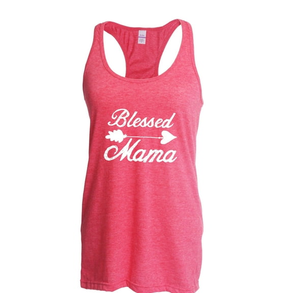 Women's Racerback Tank Top - Blessed Mama