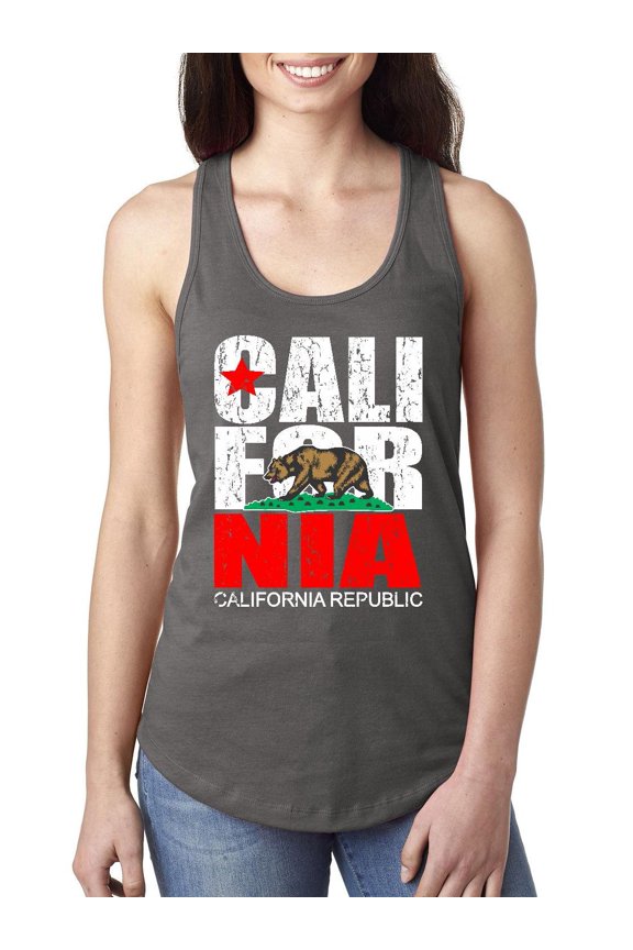 Women's Racerback Tank Top - California Cali