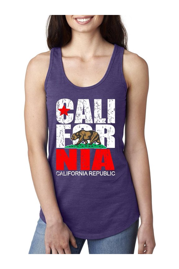 Women's Racerback Tank Top - California Cali