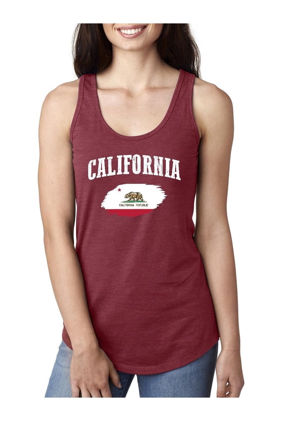 Women's Racerback Tank Top - California Cali