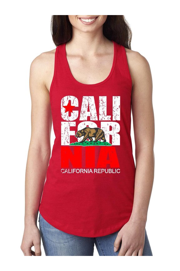 Women's Racerback Tank Top - California Cali