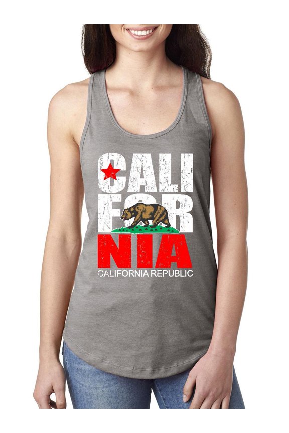Women's Racerback Tank Top - California Cali