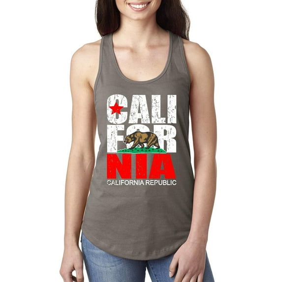 Women's Racerback Tank Top - California Cali