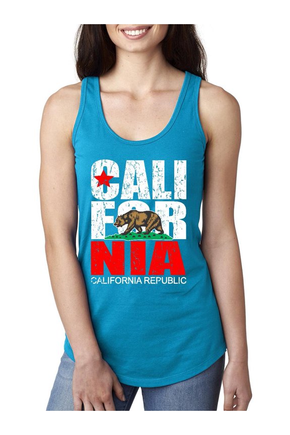 Women's Racerback Tank Top - California Cali