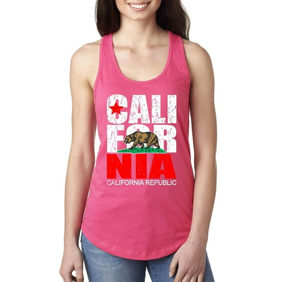 Women's Racerback Tank Top - California Cali