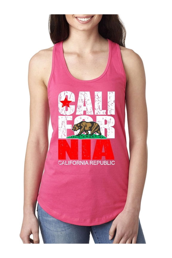 Women's Racerback Tank Top - California Cali