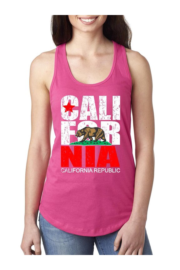 Women's Racerback Tank Top - California Cali