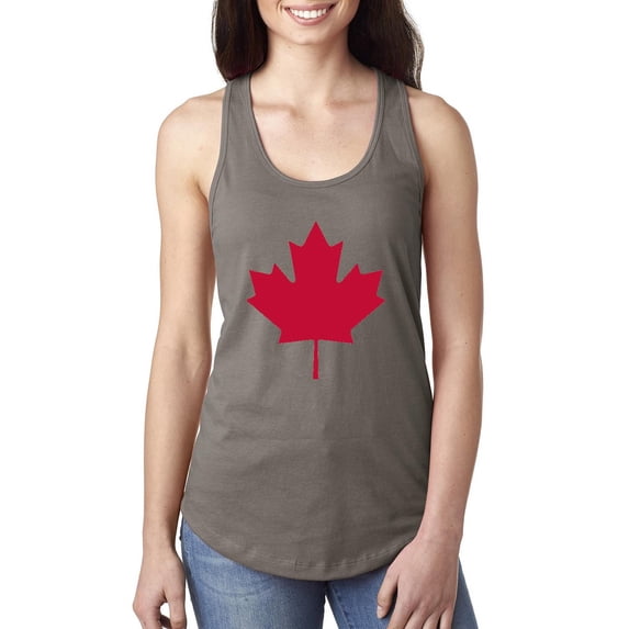 Women's Racerback Tank Top - Canada Leaf
