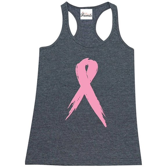 Women's Racerback Tank Top - Cancer Ribbon