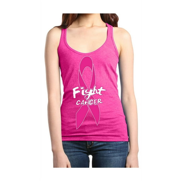 Women's Racerback Tank Top - Cancer Ribbon