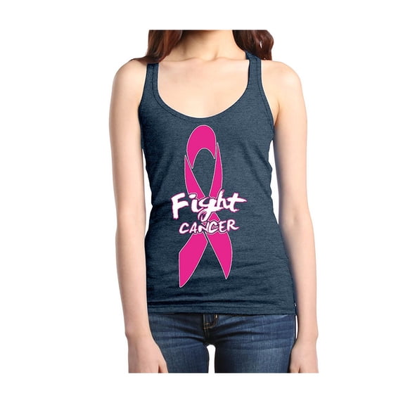 Women's Racerback Tank Top - Cancer Ribbon