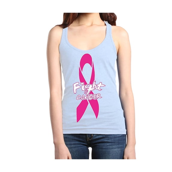Women's Racerback Tank Top - Cancer Ribbon