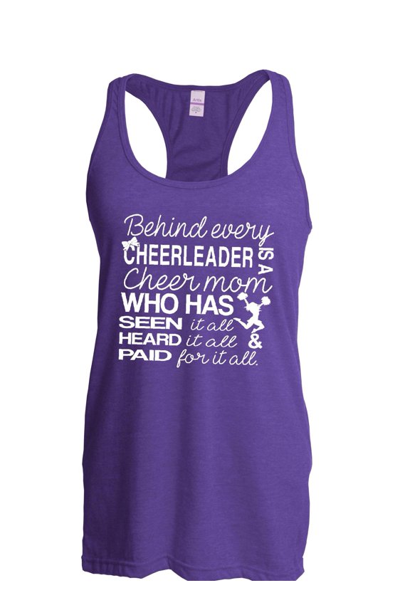 Women's Racerback Tank Top - Cheer Mom Cheerleader