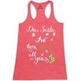 thumbnail image 1 of Women's Racerback Tank Top - Christmas Dear Santa, 1 of 5