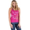 thumbnail image 1 of Women's Racerback Tank Top - Christmas Dear Santa, 1 of 5