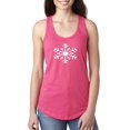 thumbnail image 1 of Women's Racerback Tank Top - Christmas Snowflake, 1 of 5