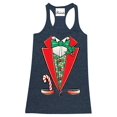 thumbnail image 1 of Women's Racerback Tank Top - Christmas Tuxedo, 1 of 5