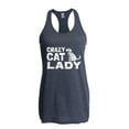 thumbnail image 1 of Women's Racerback Tank Top - Crazy Cat Lady, 1 of 5