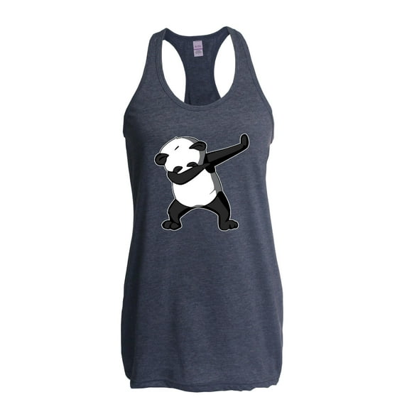 Women's Racerback Tank Top - Dancing Panda