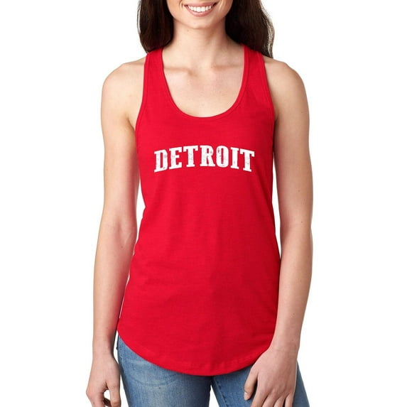 Women's Racerback Tank Top - Detroit