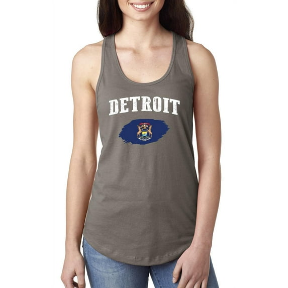 Women's Racerback Tank Top - Detroit