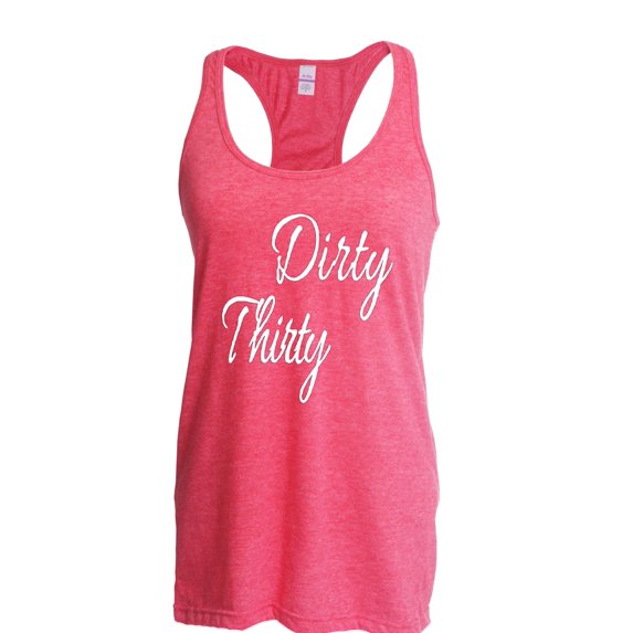 Women's Racerback Tank Top - Dirty Thirty