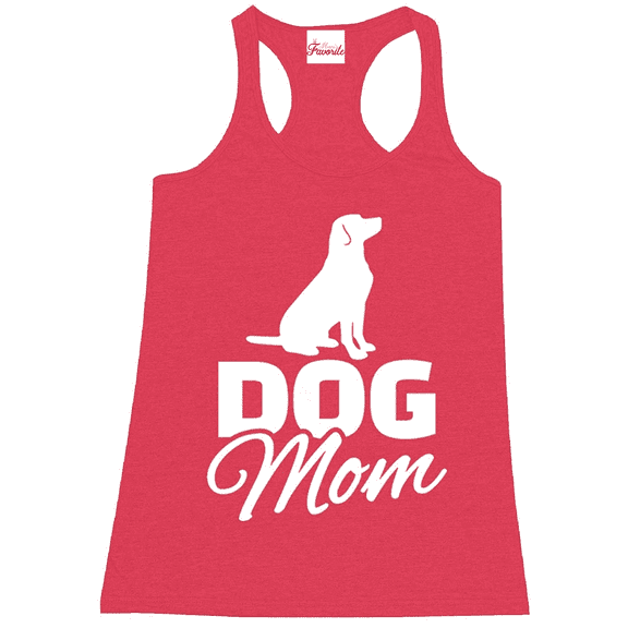 Women's Racerback Tank Top - Dog Mom