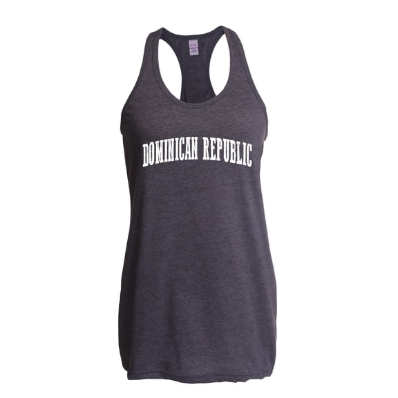Women's Racerback Tank Top - Dominican Republic