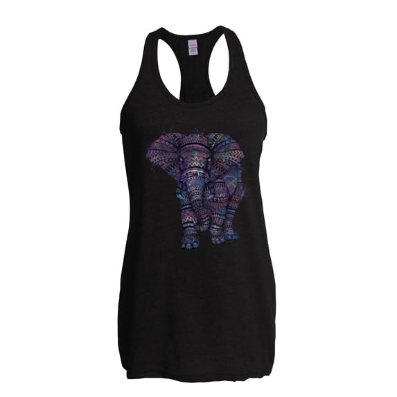 Women's Racerback Tank Top - Elephant