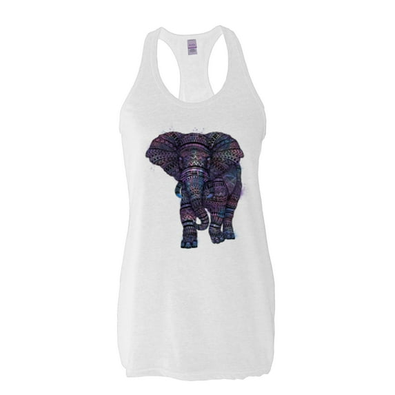 Women's Racerback Tank Top - Elephant