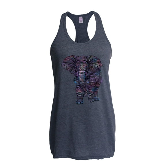 Women's Racerback Tank Top - Elephant