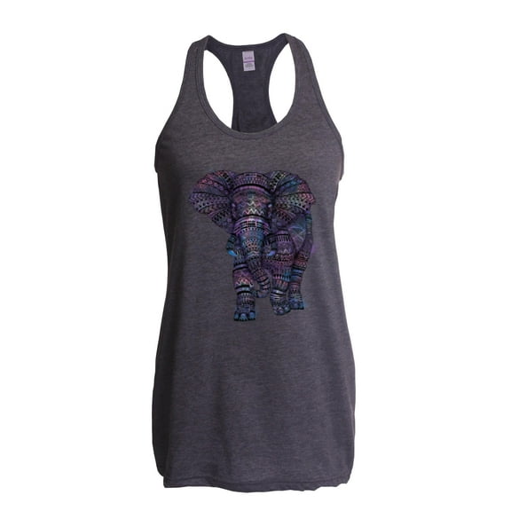 Women's Racerback Tank Top - Elephant