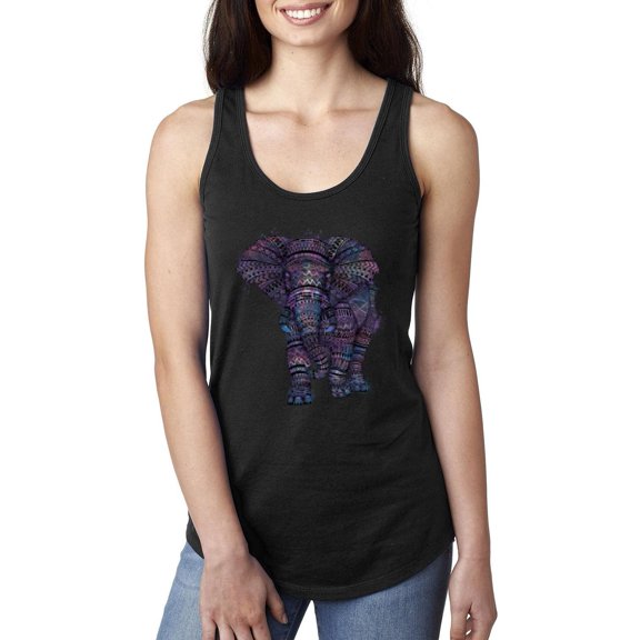 Women's Racerback Tank Top - Elephant