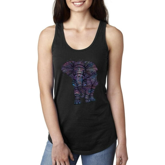 Women's Racerback Tank Top - Elephant
