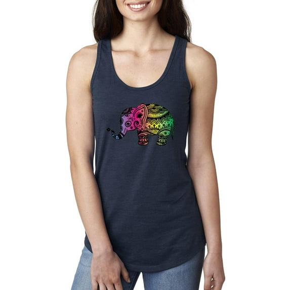 Women's Racerback Tank Top - Elephant
