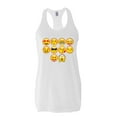 thumbnail image 1 of Women's Racerback Tank Top - Emoji Entourage, 1 of 5