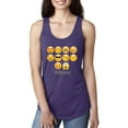 thumbnail image 1 of Women's Racerback Tank Top - Emoji Entourage, 1 of 3