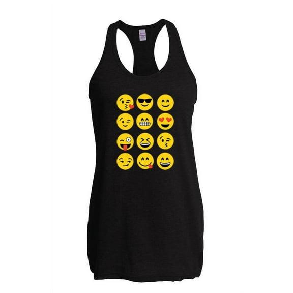 Women's Racerback Tank Top - Emoji Group