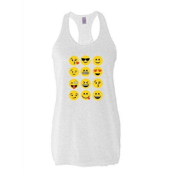 Women's Racerback Tank Top - Emoji Group