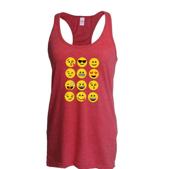 Women's Racerback Tank Top - Emoji Group