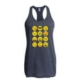 thumbnail image 1 of Women's Racerback Tank Top - Emoji Group, 1 of 5