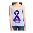 thumbnail image 1 of Women's Racerback Tank Top - Epilepsy Ribbon, 1 of 5