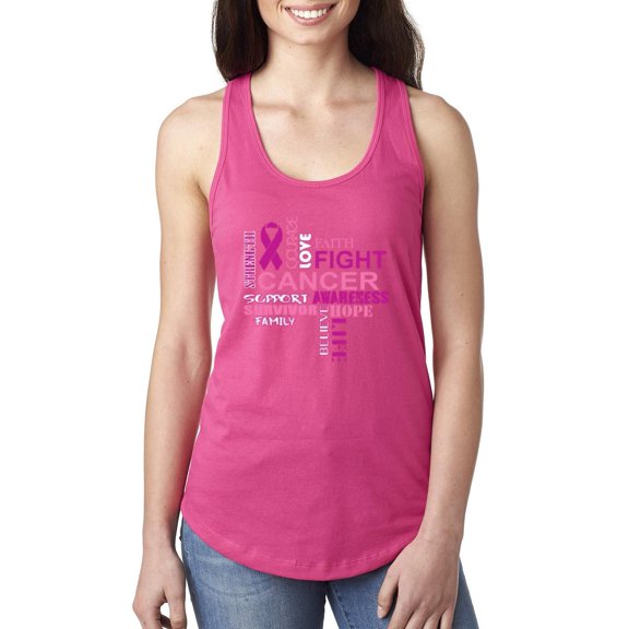 Women's Racerback Tank Top - Fight Breast Cancer