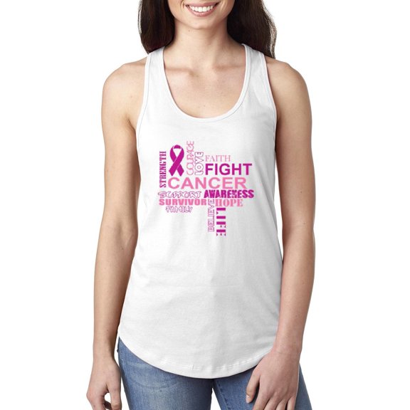 Women's Racerback Tank Top - Fight Breast Cancer